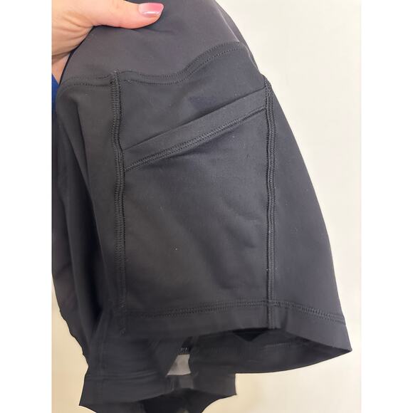 Lululemon Skirt Womens Size 8 Lost In Pace Black Luxtreme Athletic Skort - Picture 7 of 8